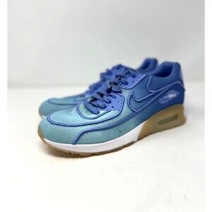 Nike Air Max 90 Shoes Blue Athletic Running Sneakers 917523 Women 10 / Men 8.5